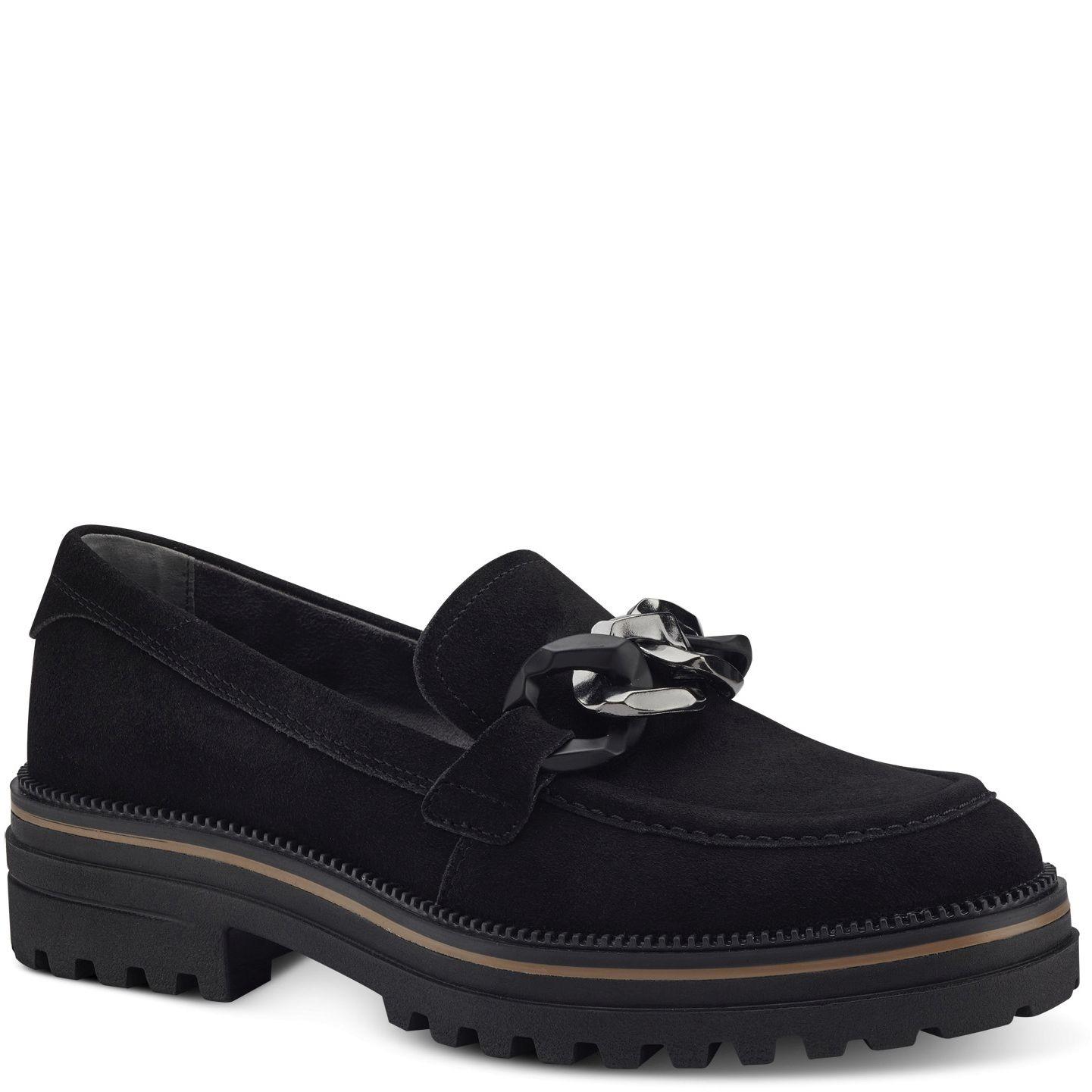 Loaferiai moterims, Juoda, LOAFERS