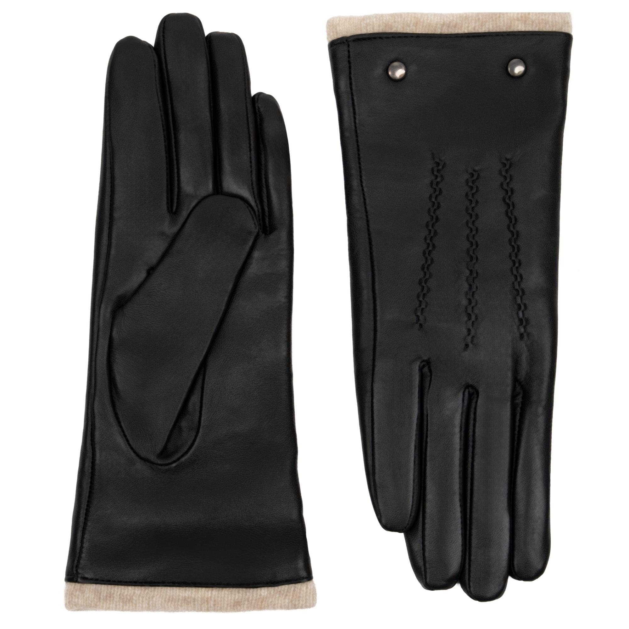 Pirštuotos pirštinės moterims, Juoda, Gloves