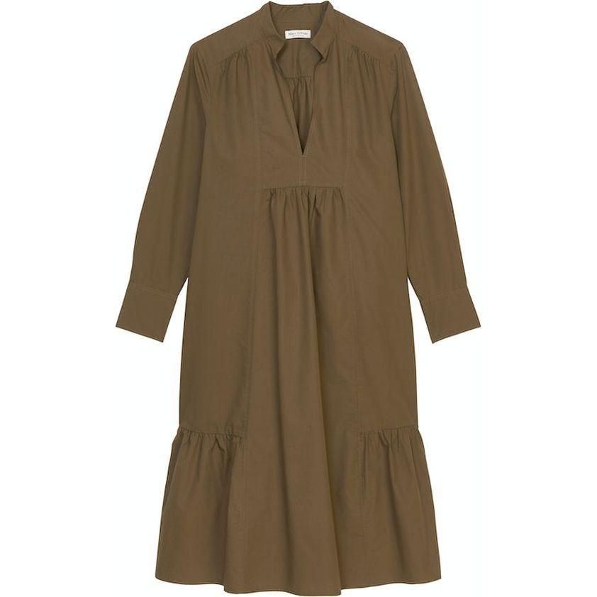 Midi suknelė moterims, Ruda