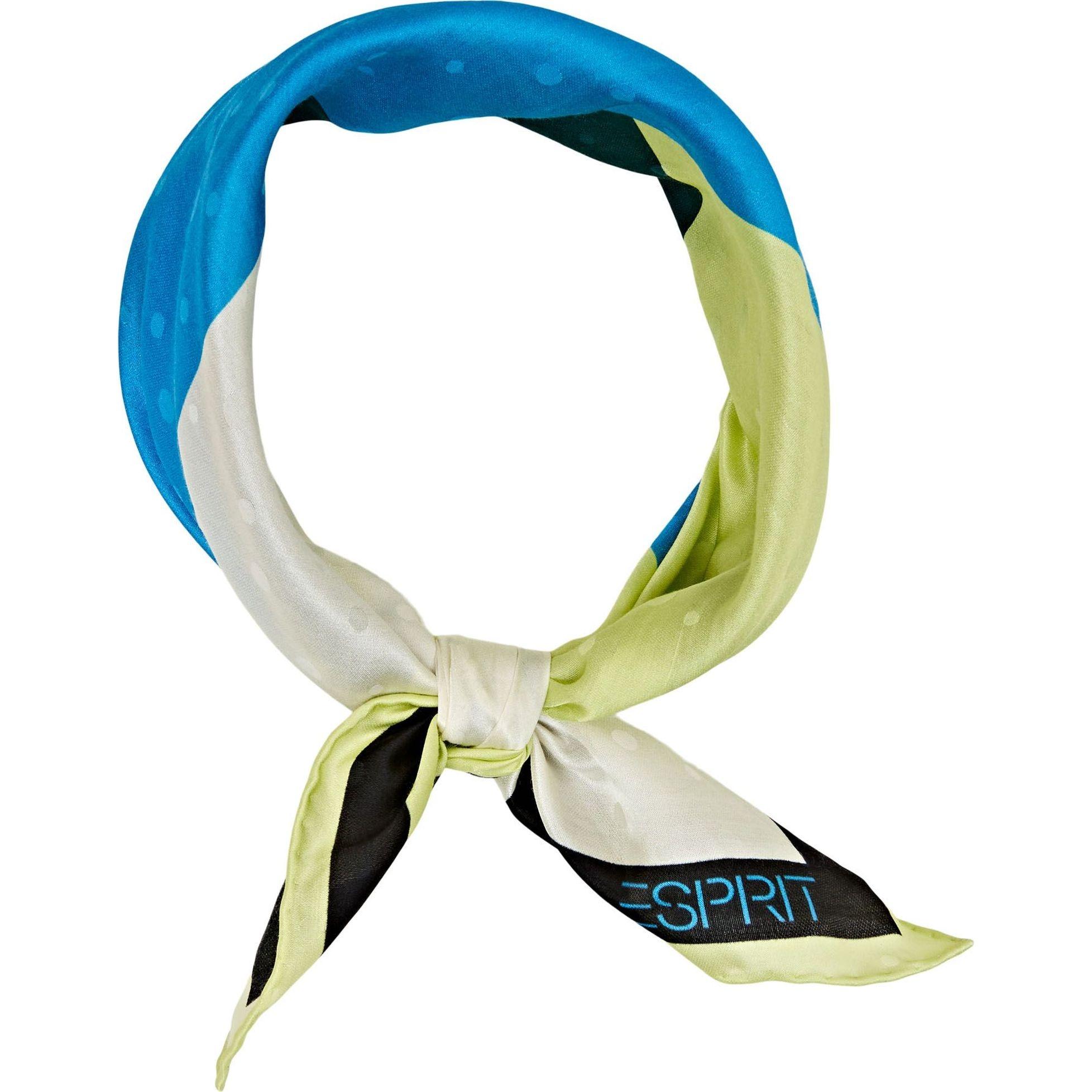 Šalikas moterims, Žalia, Square Printed Silk scarf