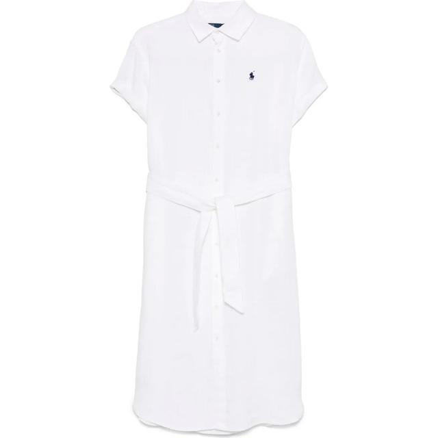 Midi suknelė moterims, Balta, Short sleeve-day dress