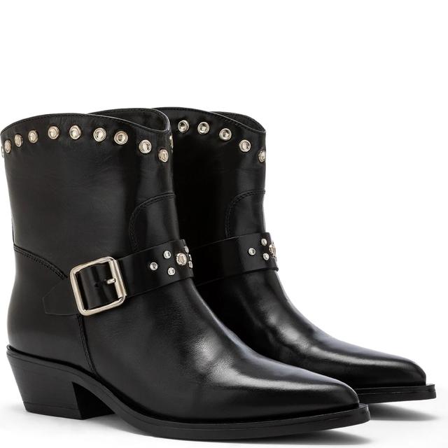 Aulinukai moterims, Juoda, Kelly stud booties