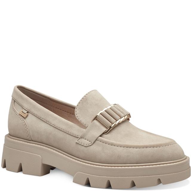 Loaferiai moterims, Smėlio, LOAFERS