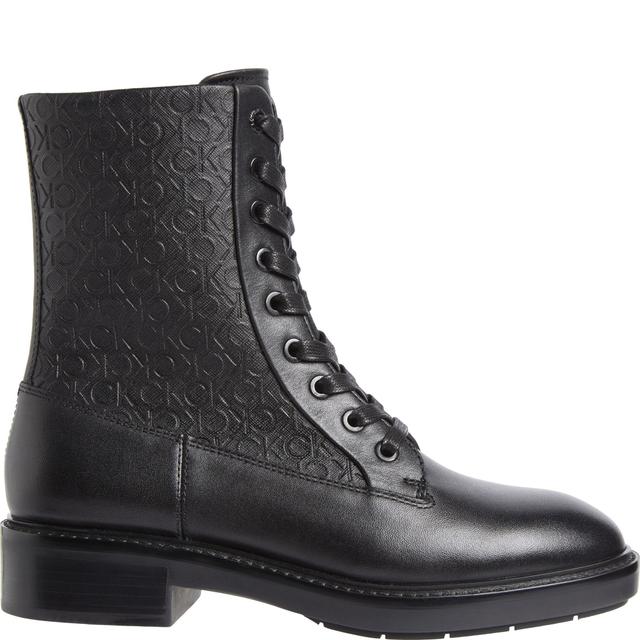 Aulinukai moterims, Juoda, Flat combat boot mono mix