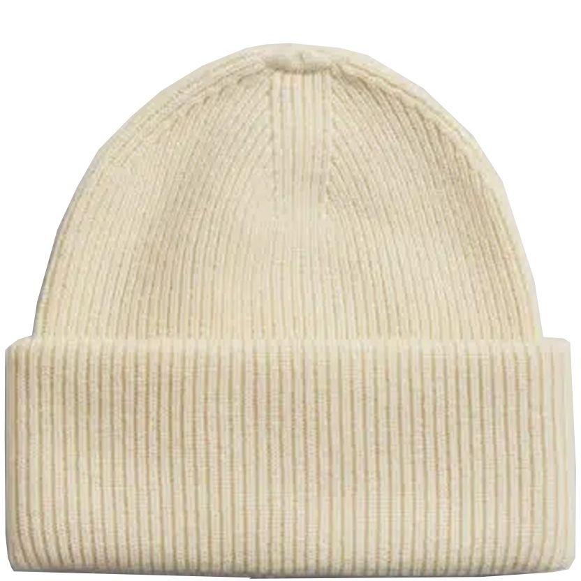 Skrybėlė moterims, Smėlio, D2. RIB KNIT BEANIE