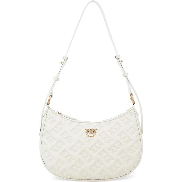 Rankinė per petį moterims, Balta, Love shoulder bag