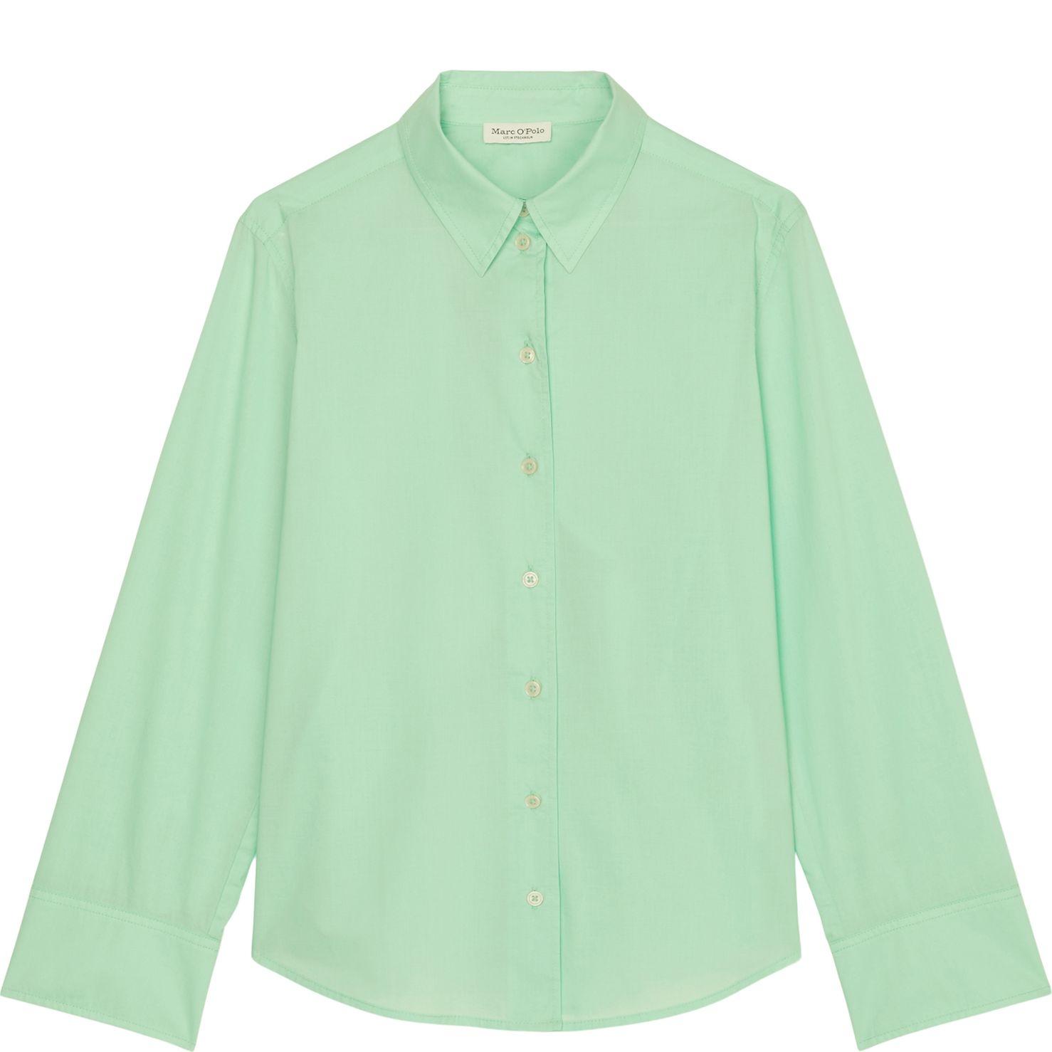 Marškiniai ilgomis rankovėmis moterims, Žalia
