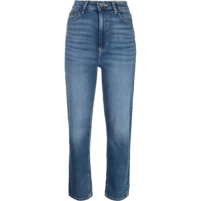 Tamprės moterims, Mėlyna, Straight leggings