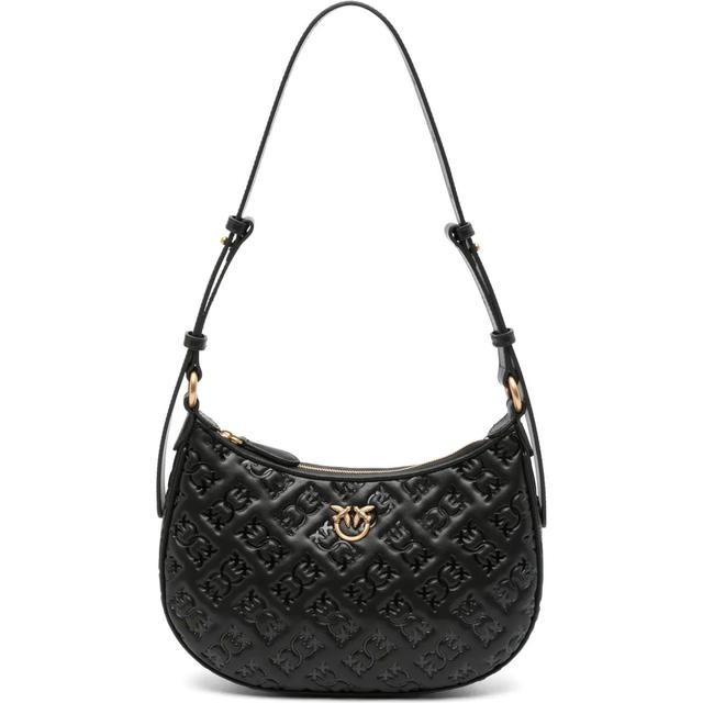 Rankinė per petį moterims, Juoda, Mini love bag shoulder bag