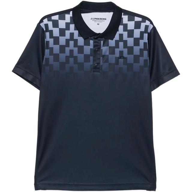 Polo marškiniai trumpos rank. vyrams, Mėlyna, Finn print polo