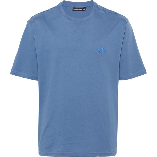 Marškinėliai trump. rankovėmis vyrams, Mėlyna, Hale logo patch t-shirt