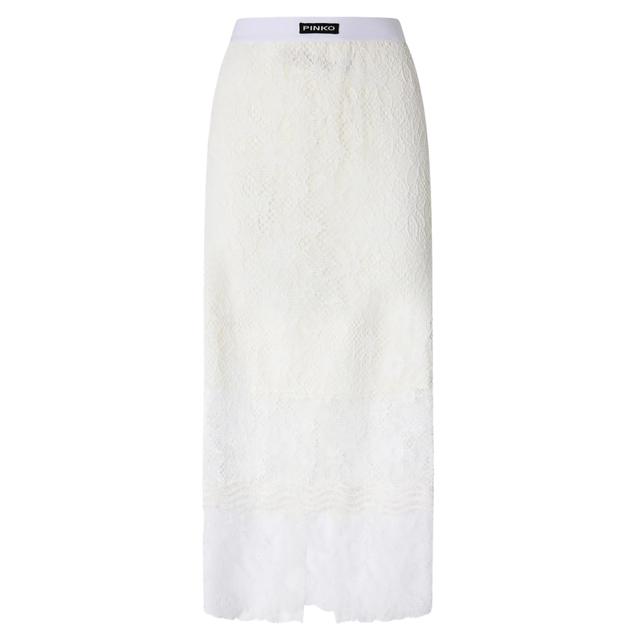 Midi sijonas moterims, Balta, Harmonie skirt
