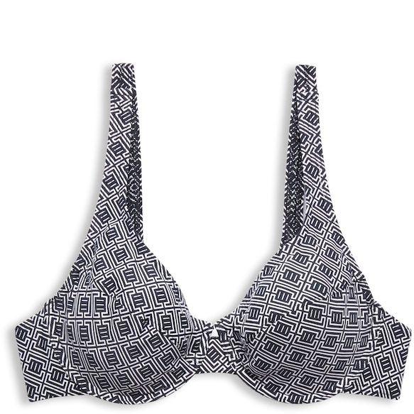 Viršutinė kostiumėlio dalis moterims, Juoda, Baudini beach Bikini top