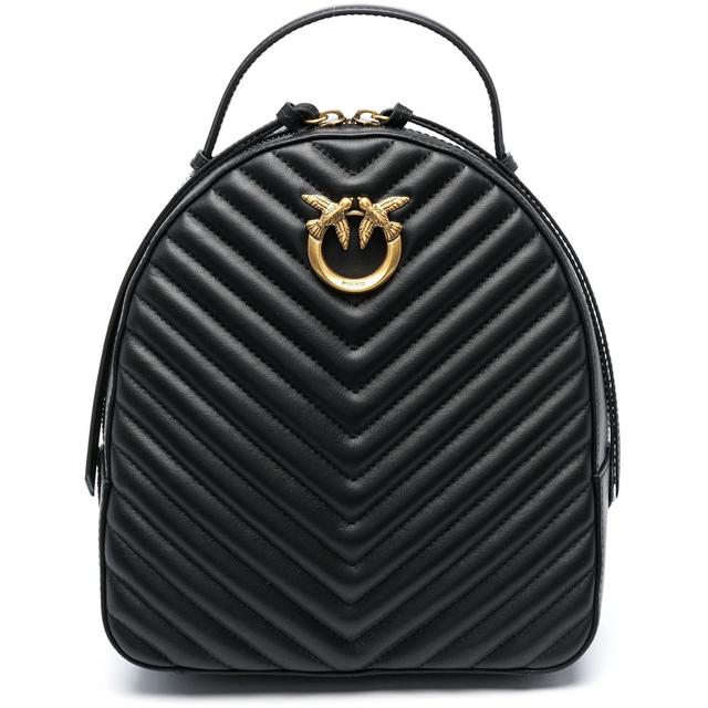 Kuprinė moterims, Juoda, Love click backpack vitello mo