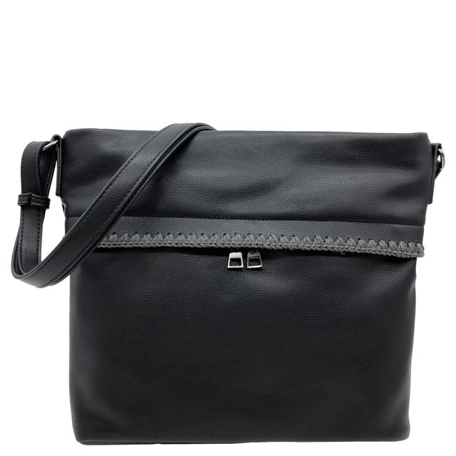 Rankinė per petį moterims, Juoda, Modena crossbody