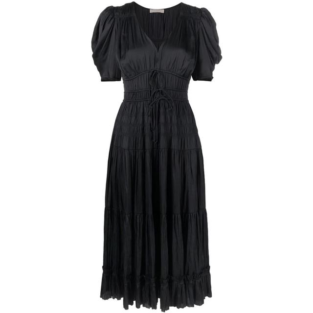 Midi suknelė moterims, Juoda, Daria Dress