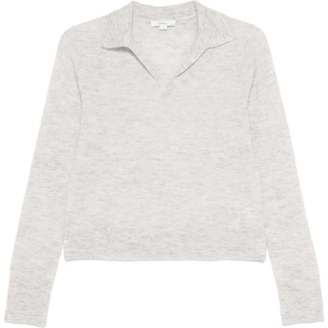 Megztinis moterims, Pilka, Silk blend polo