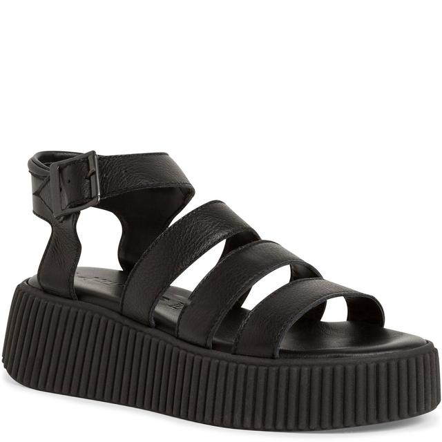 Basutės moterims, Juoda, Sandals