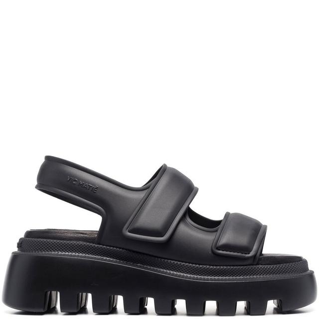 Basutės moterims, Juoda, Sandals