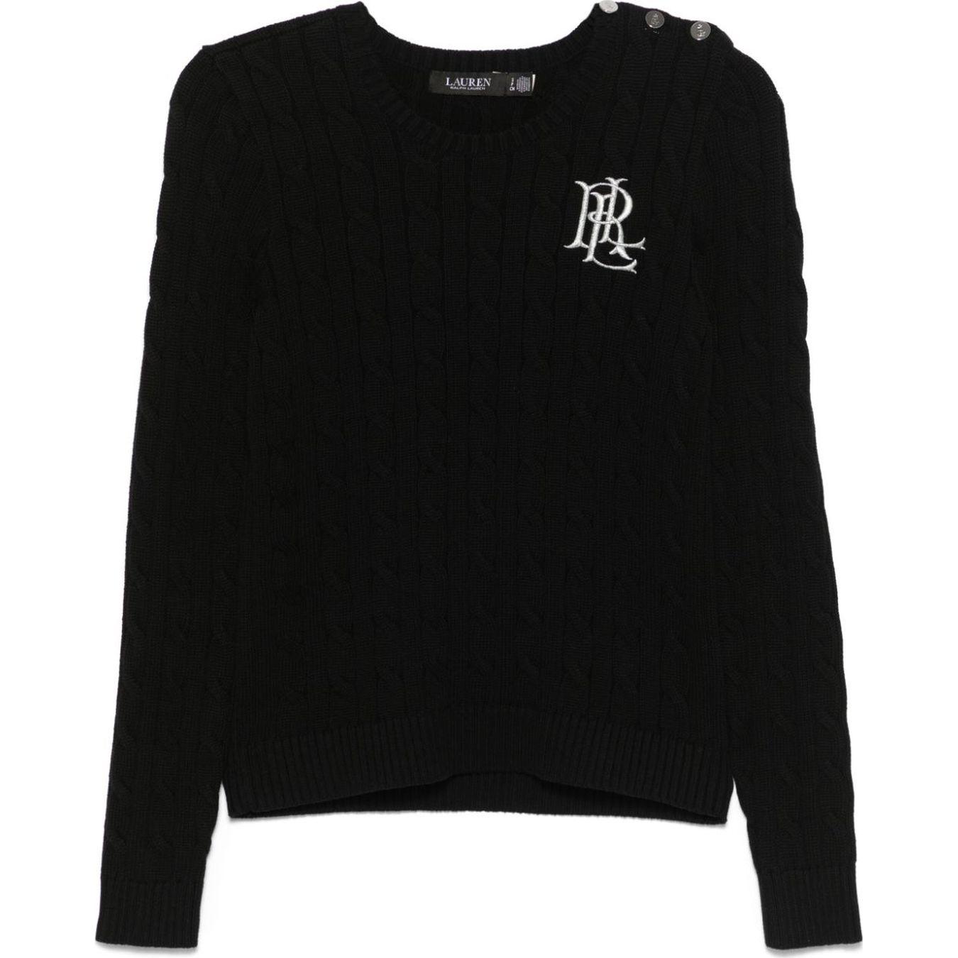 Megztinis moterims, Juoda, Montiva long sleeve pullover