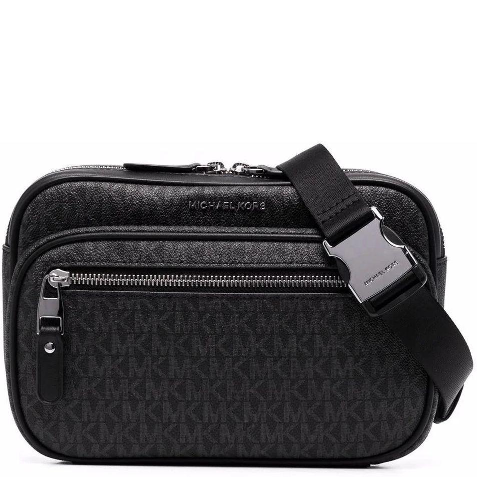 Rankinė per petį vyrams, Juoda, Hudson small logo belt bag