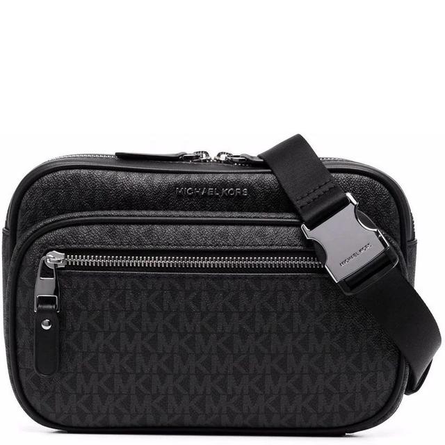 Rankinė per petį vyrams, Juoda, Hudson small logo belt bag