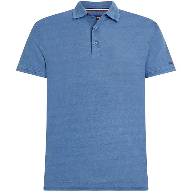 Polo marškiniai trumpos rank. vyrams, Mėlyna, Dc premium linen polo