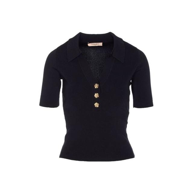 Marškinėliai trump. rankovėmis moterims, Juoda, Tshirts sh