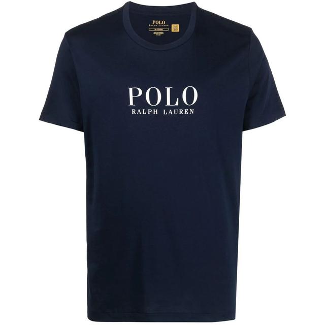 Marškinėliai trump. rankovėmis vyrams, Mėlyna, Crewneck sleep top