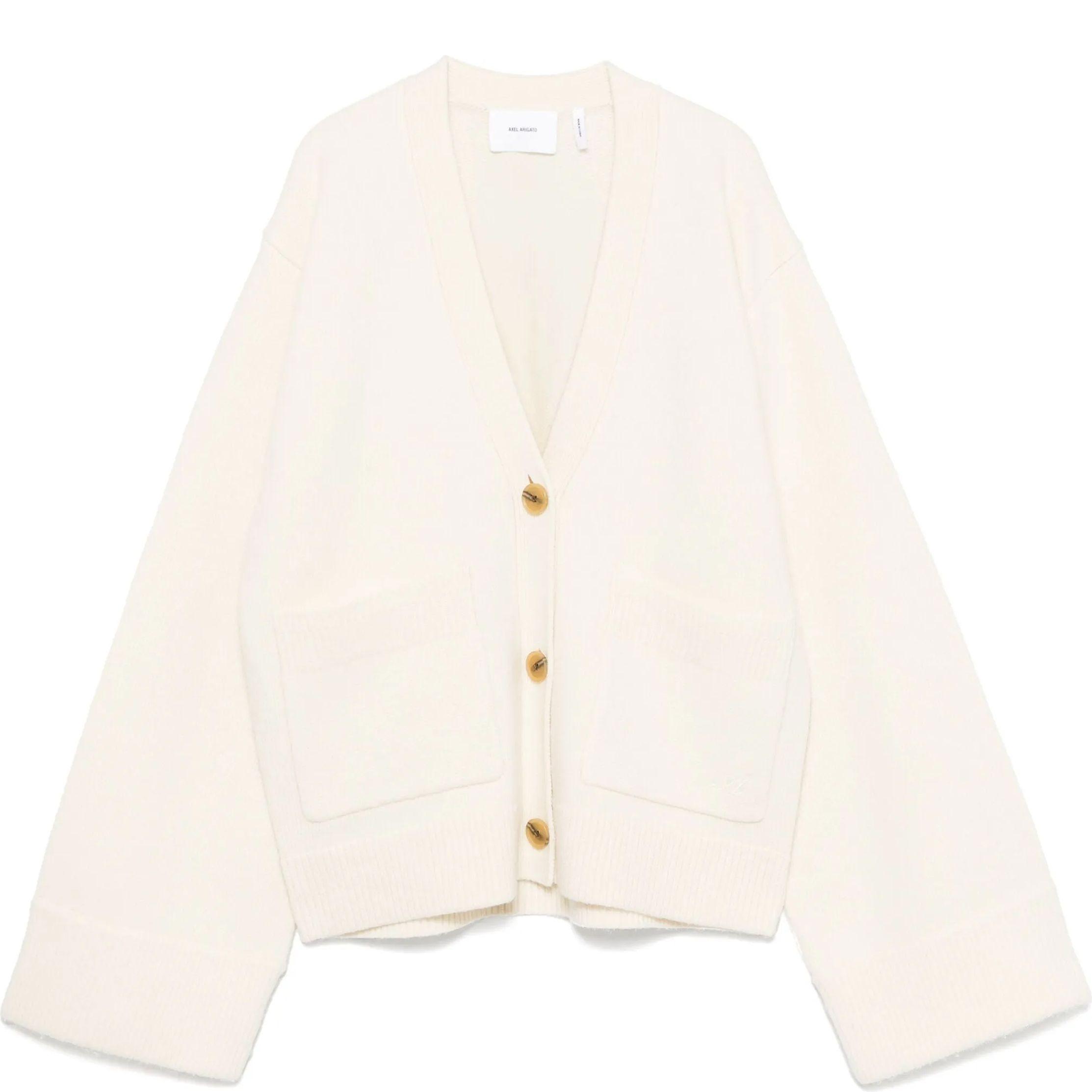 Kardiganas moterims, Balta, Memory relaxed cardigan