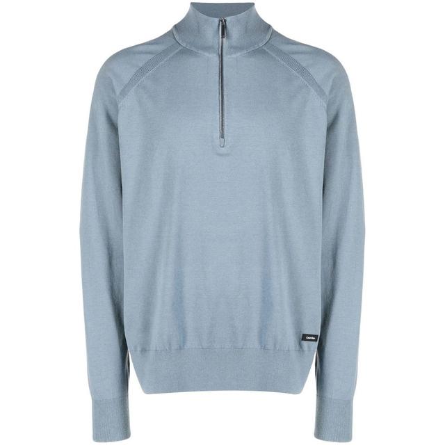 Megztinis vyrams, Pilka, Tencel-blend quarter sweater