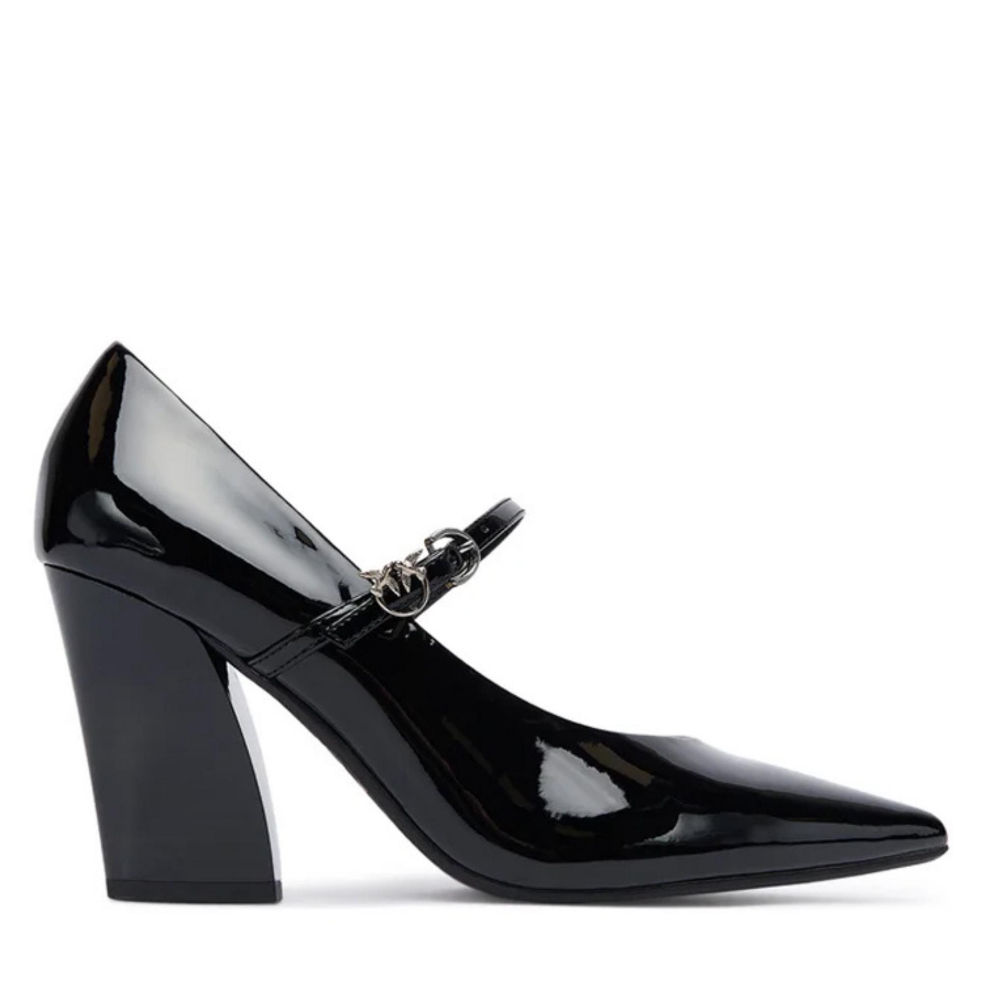 Aukštakulniai moterims, Juoda, Viola 01 - decollete patent