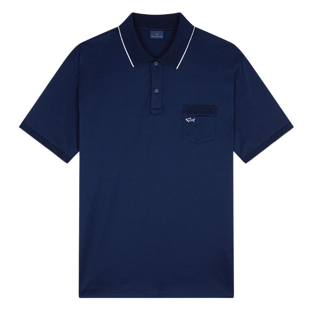 Polo marškiniai trumpos rank. vyrams, Mėlyna, Short sleeve polo