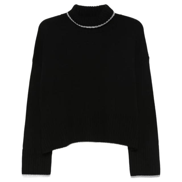 Megztinis moterims, Juoda, Falkland sweater