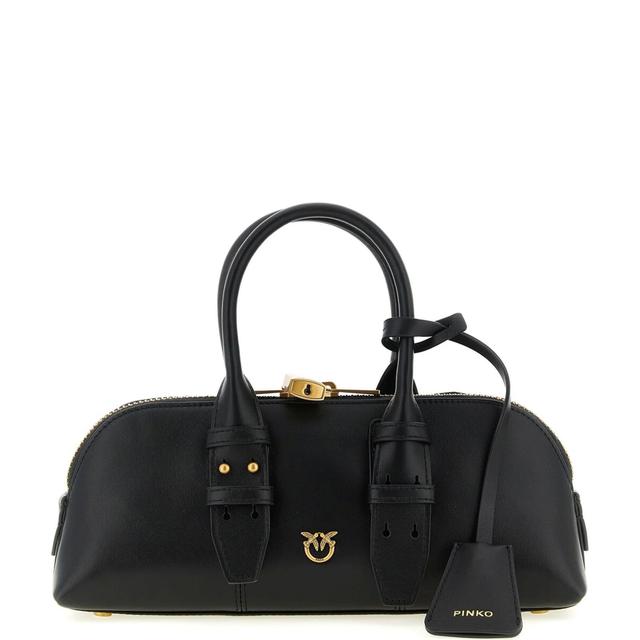 Rankinė moterims, Juoda, Bowling bag horizontal