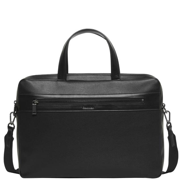 Dėklas kompiuteriui vyrams, Juoda, zip commuter bag