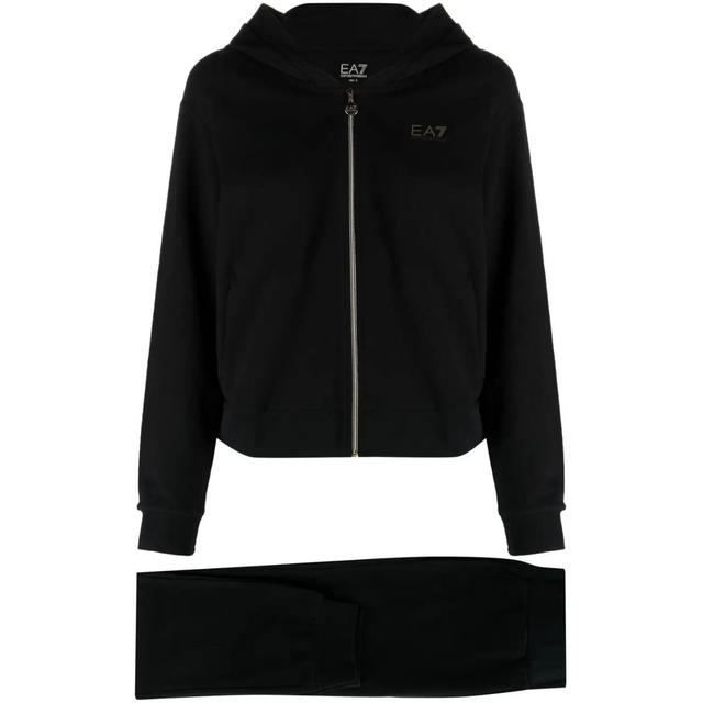 Sportinis kostiumas moterims, Juoda, Tracksuit