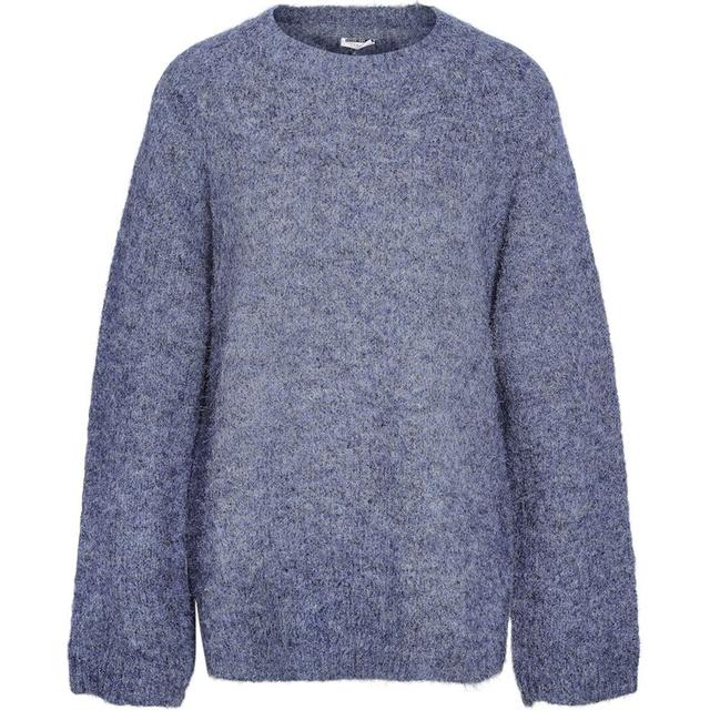 Megztinis moterims, Mėlyna, Sutton o-neck tunic knit