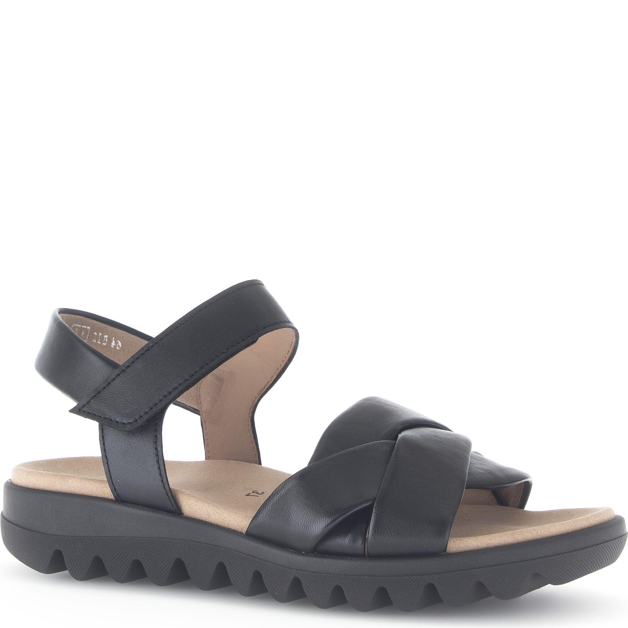 Basutės moterims, Juoda, Sandals