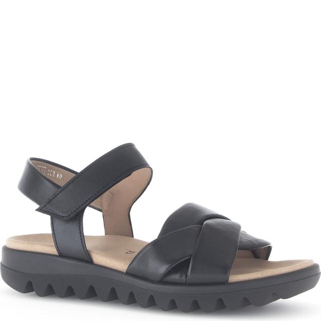 Basutės moterims, Juoda, Sandals