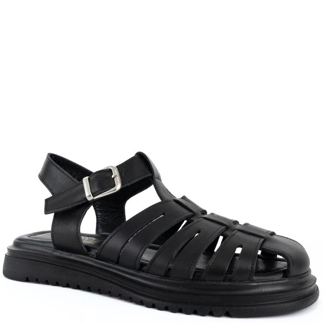 Basutės moterims, Juoda, Sandals