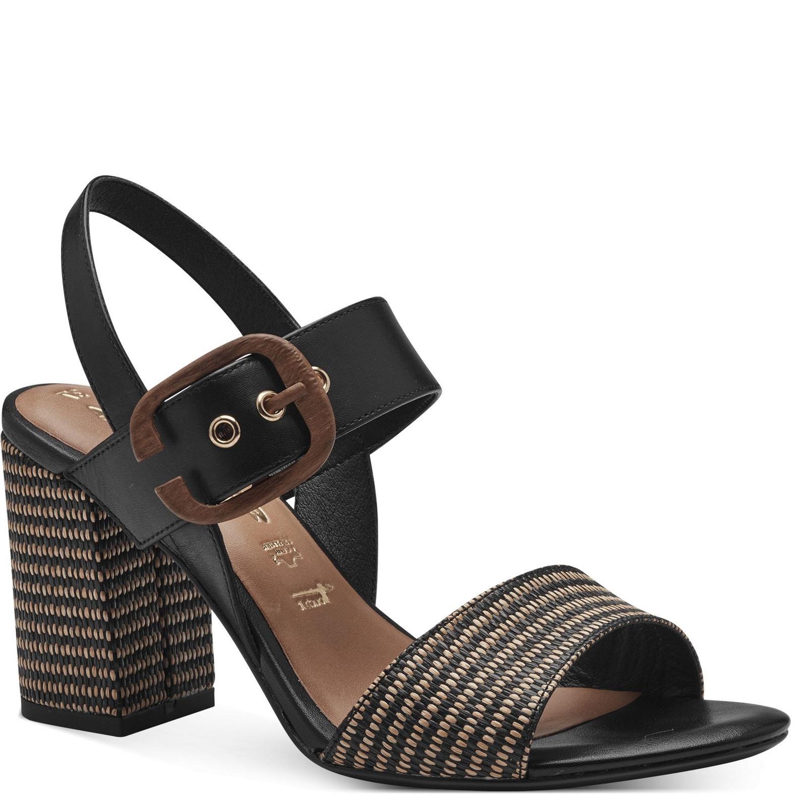 Basutės moterims, Juoda, Sandals