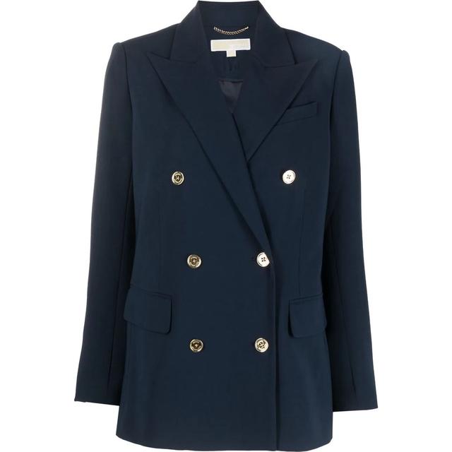 Švarkas moterims, Mėlyna, Crepe db blazer