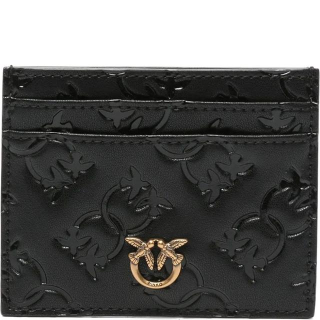 Kortelių dėklas moterims, Juoda, Card holder simply