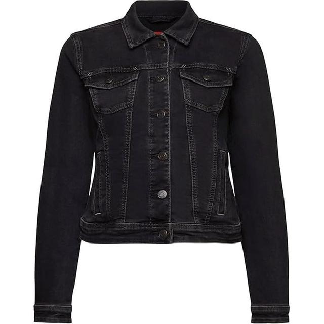 Striukė moterims, Juoda, Jackets indoor denim
