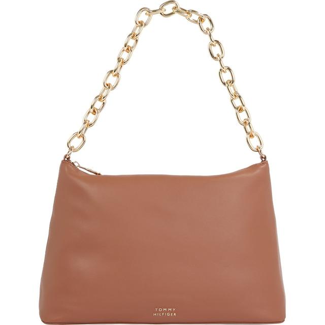 Rankinė per petį moterims, Ruda, Casual chic shoulder bag