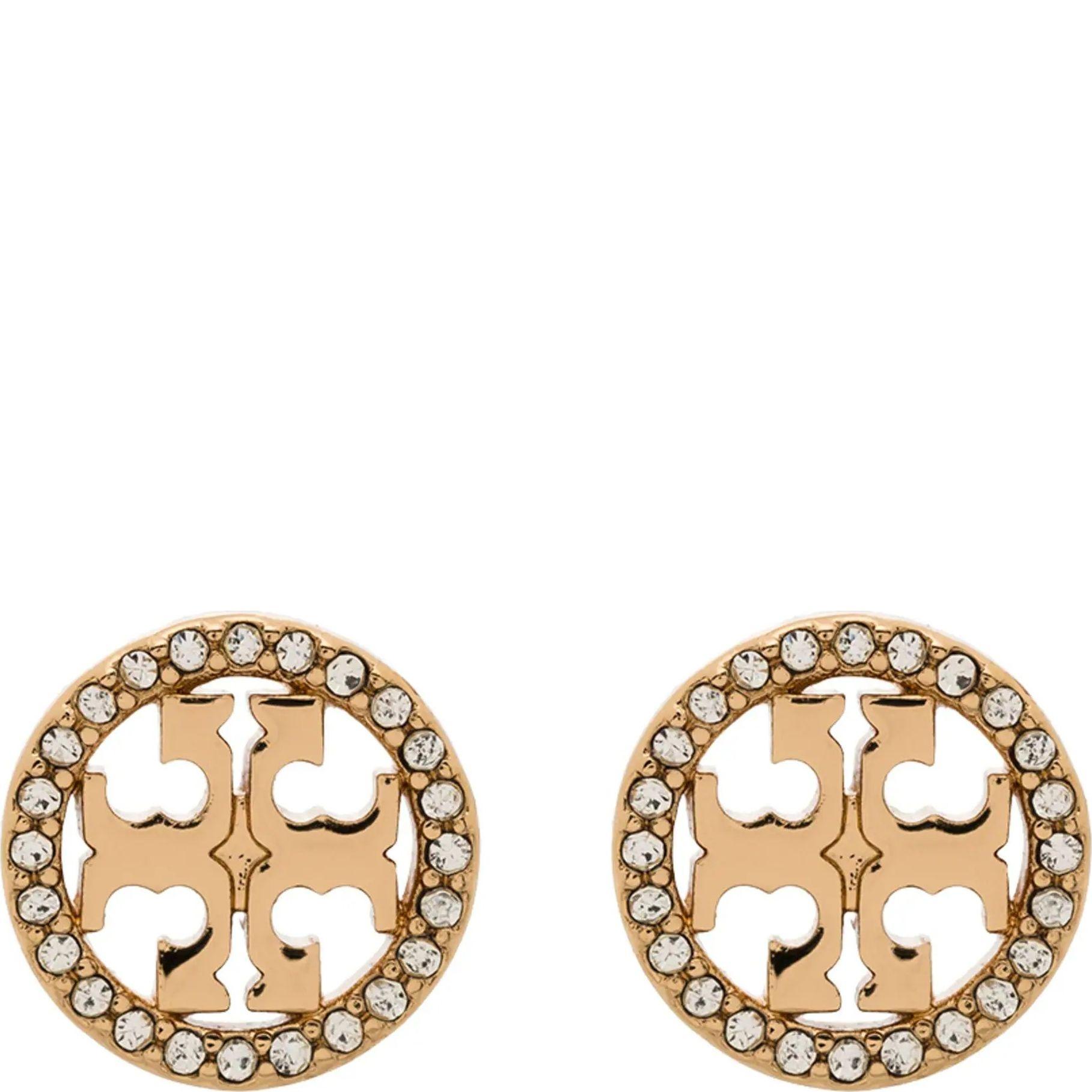 Auskarai moterims, Auksinė, Miller pave stud earring