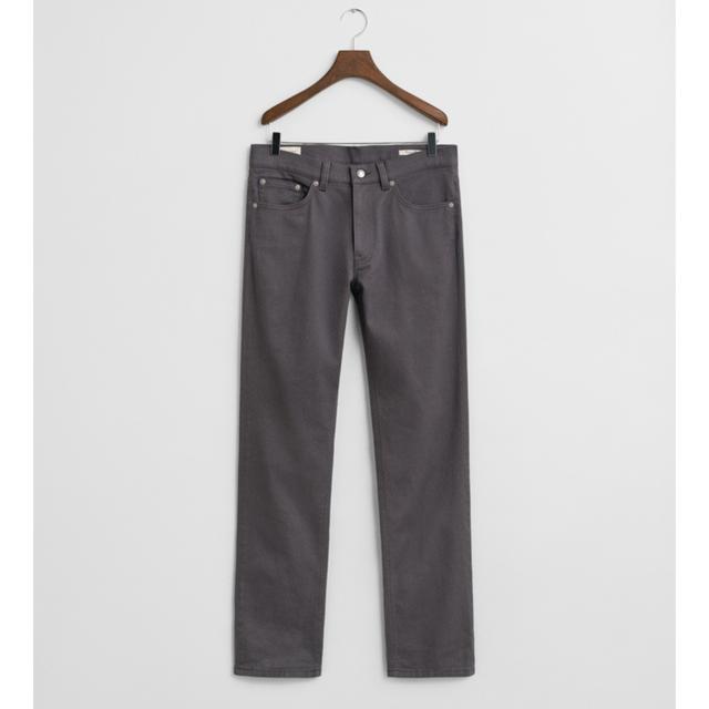 Regular džinsai vyrams, Pilka, regular soft twill jeans