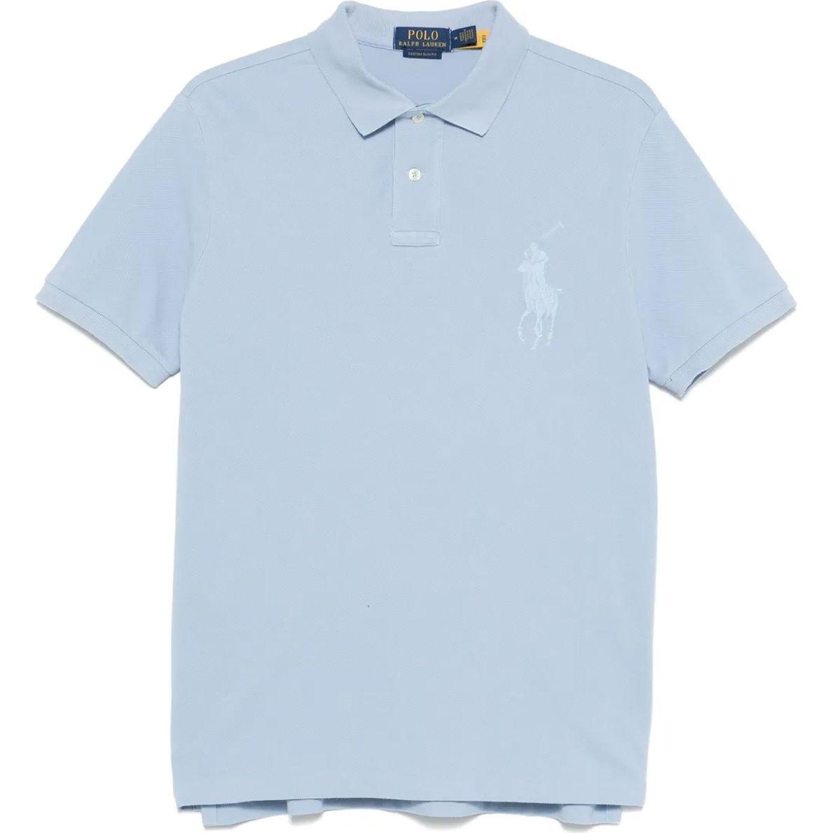 Polo marškiniai trumpos rank. vyrams, Mėlyna, Short sleeve-polo shirt