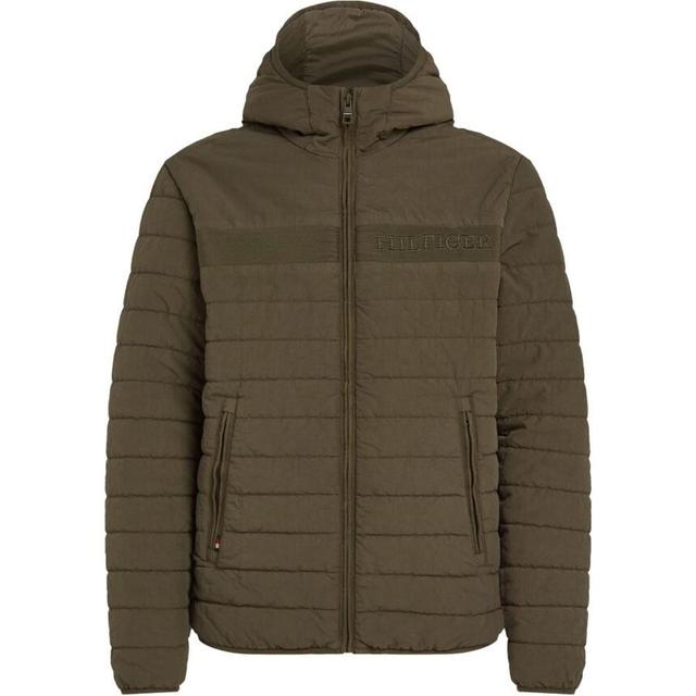 Pūkinė striukė vyrams, Žalia, Gmd padded hooded jacket